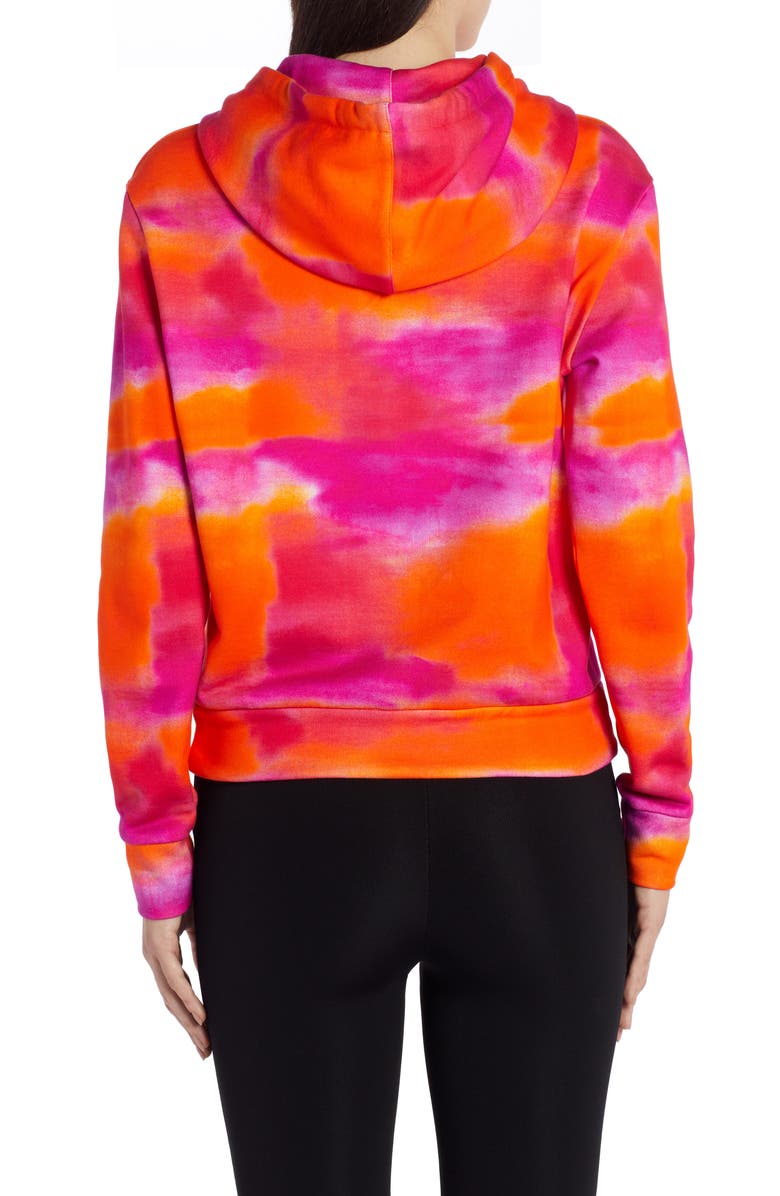 Versace Tie Dye Gianni Signature Hoodie, Alternate, color, 