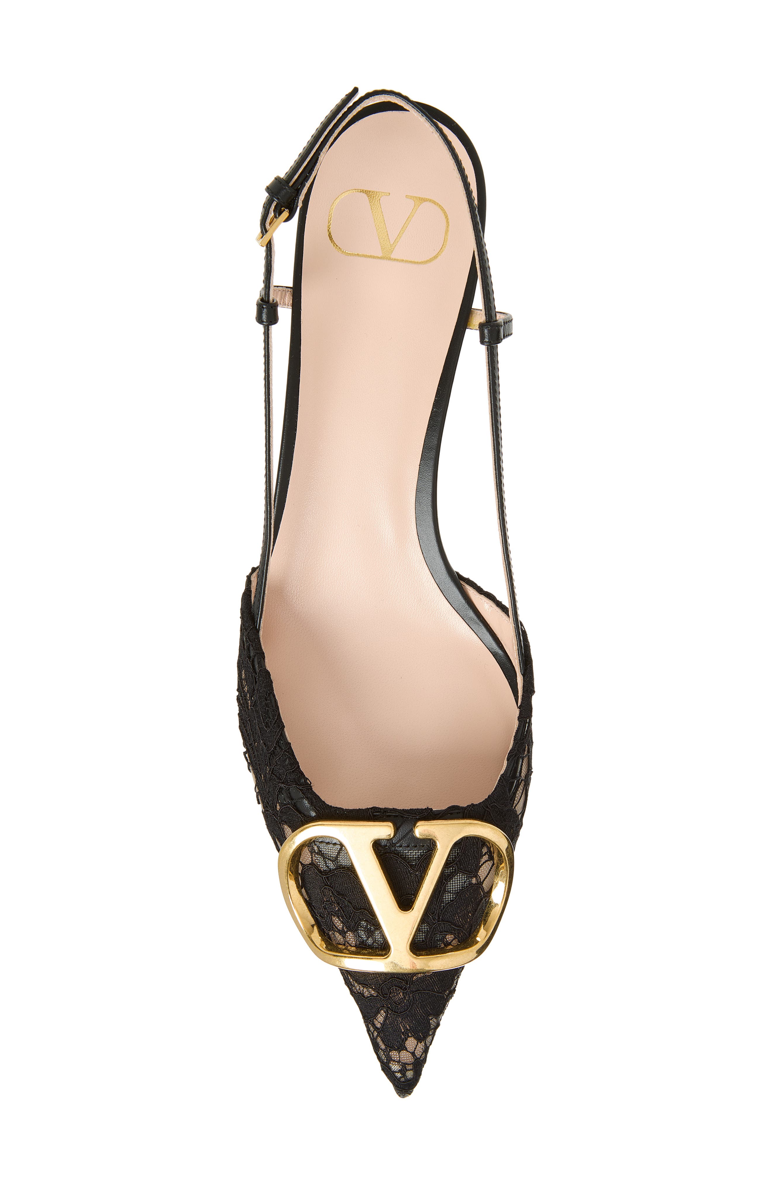 VLOGO Slingback Pump, Alternate, color, BLACK