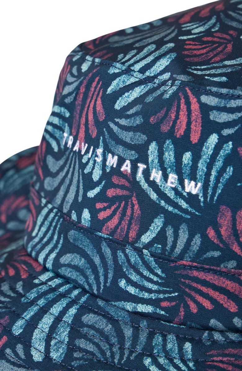 TravisMathew Adventure Day Bucket Hat, Alternate, color, Mood Indigo/ Vintage Indigo