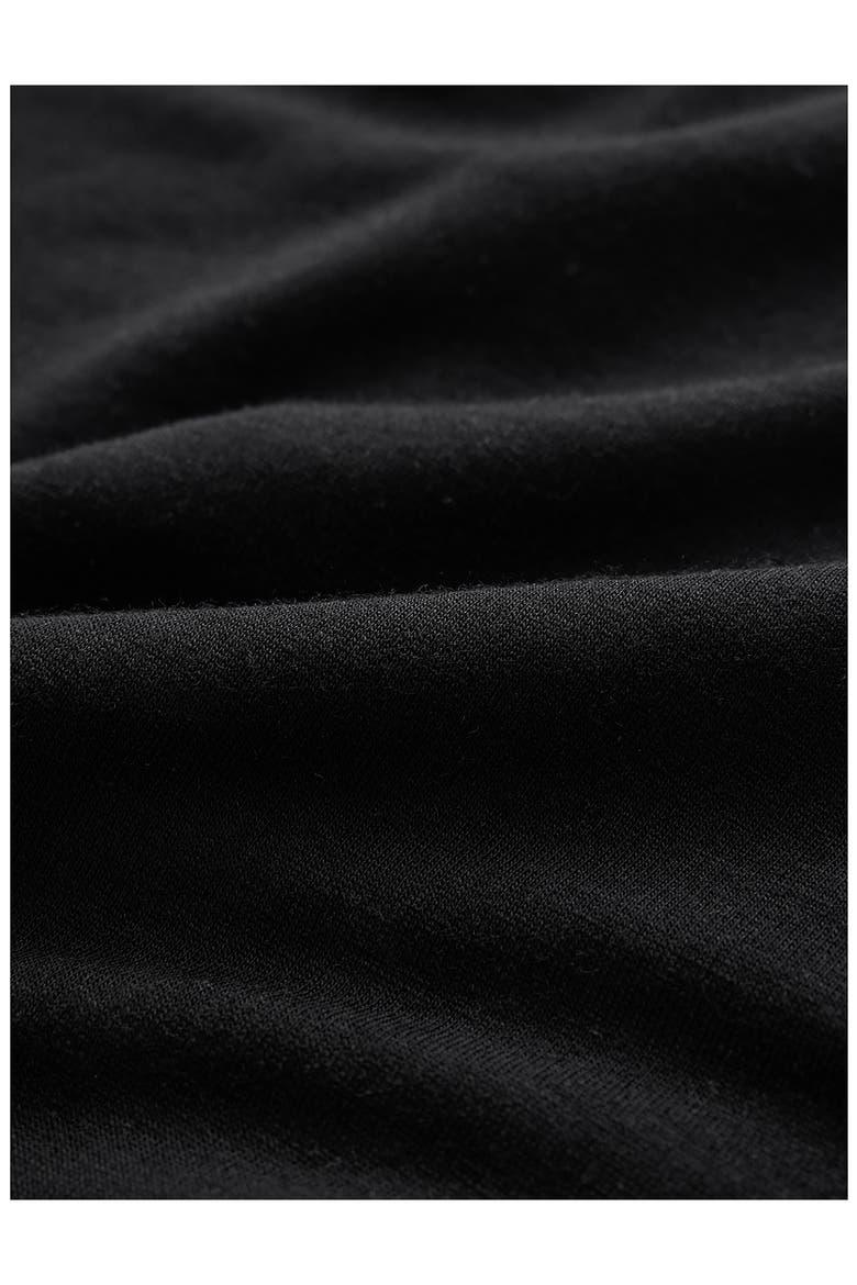 Clemente Lyocell & Wool Long Sleeve T-Shirt, Alternate, color, BLACK