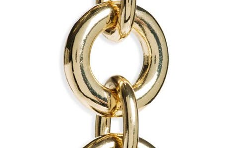 Lele Sadoughi Layered Chain Belt In Gold