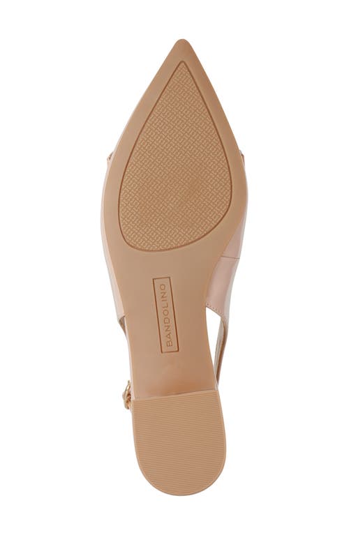 Shop Bandolino Alex Slingback Pump In Light Natural