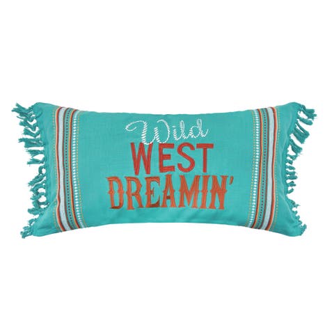 Wild West Dreamin' Woven Throw Pillow, 12" x 24"