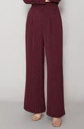 MELLODAY Luxe Crepe Wide Leg Pants