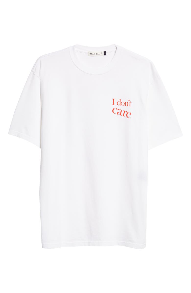 Undercover I Don't Care Cotton Graphic T-Shirt, Alternate, color, 