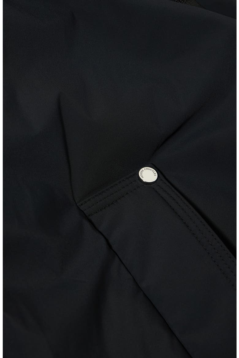 Tegan Water Repellent Layered Down Bomber Jacket, Alternate, color, BLACK