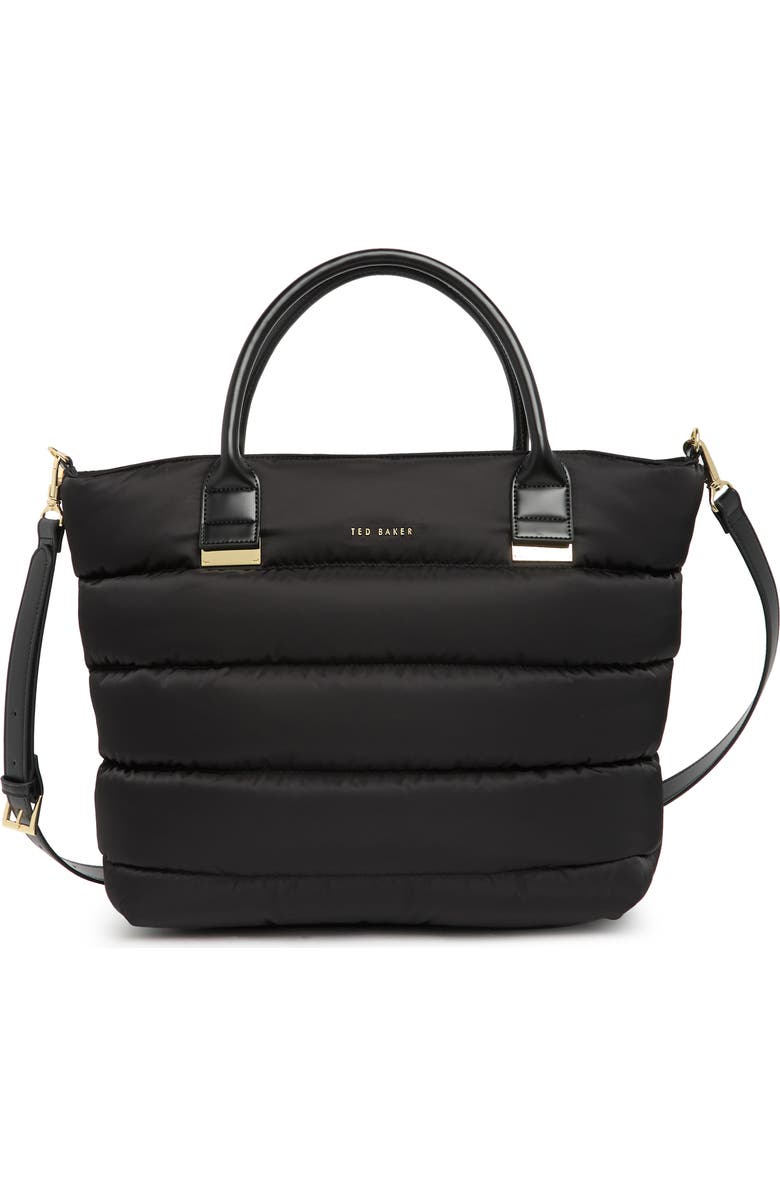 Ted Baker London Quinsi Large Quilted Puffer Bag, Main, color,