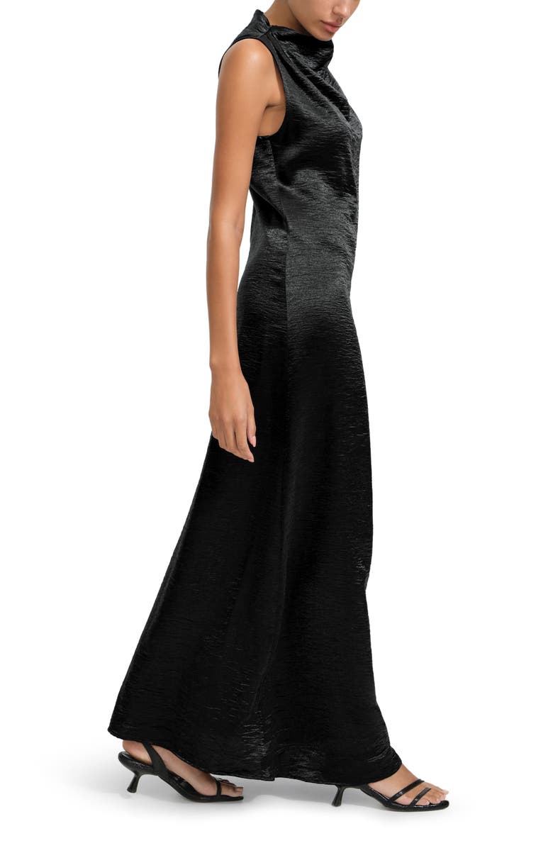 Marcella Senna Satin Gown, Alternate, color, 