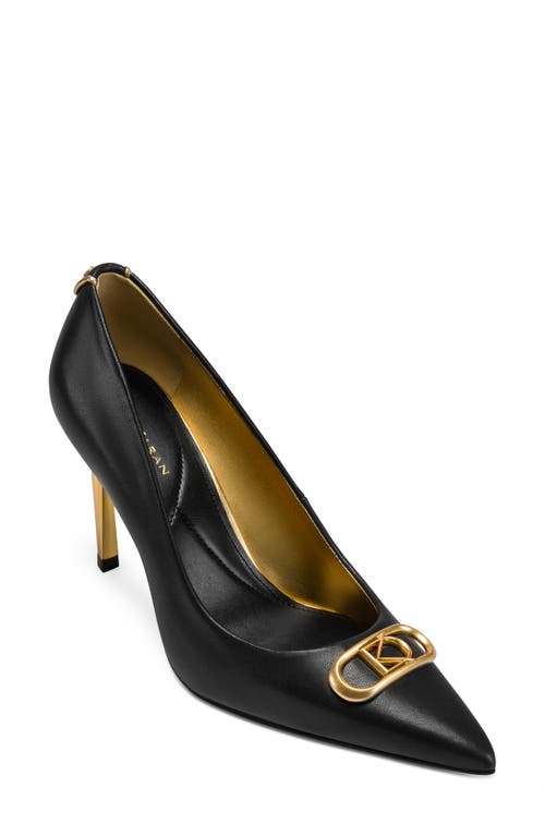 Donna Karan New York Panthia Pointed Toe Pump In Black