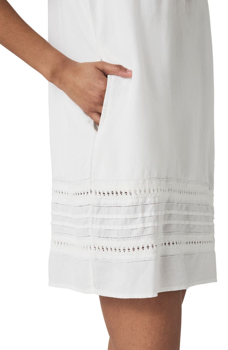 Splendid Catalina Linen Blend Minidress, Alternate, color, White