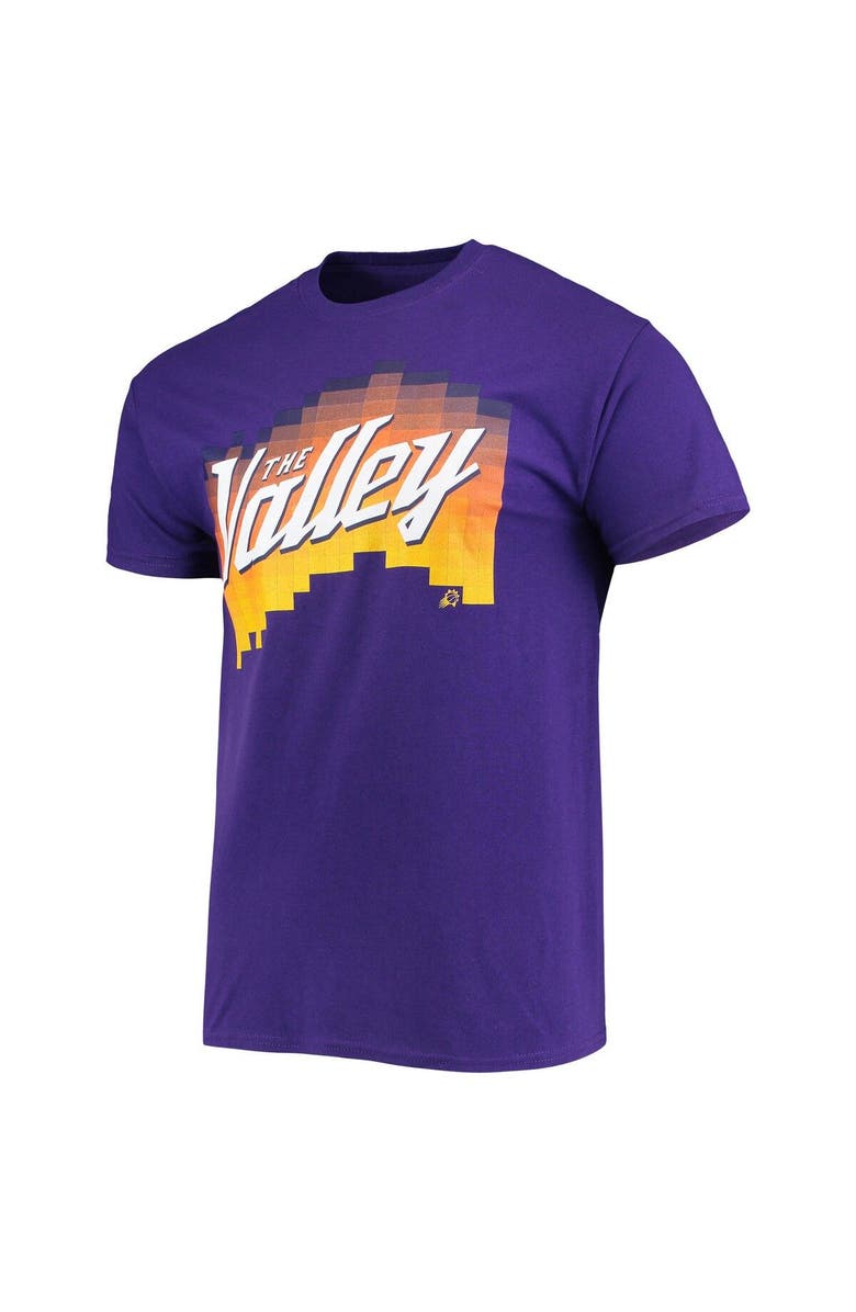 Junk Food Men's Junk Food Purple Phoenix Suns The Valley Pixel T-Shirt, Alternate, color, Purple