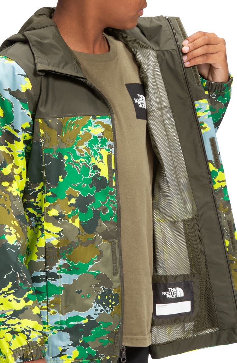 The North Face Kids' Resolve Reflective Camo Print Jacket, Alternate, color,