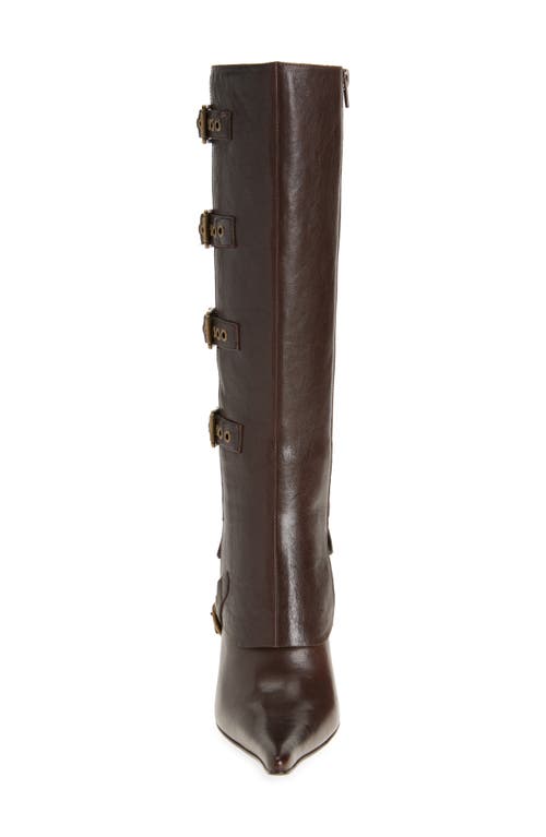 JEFFREY CAMPBELL JEFFREY CAMPBELL CORSETED POINTED TOE BOOT