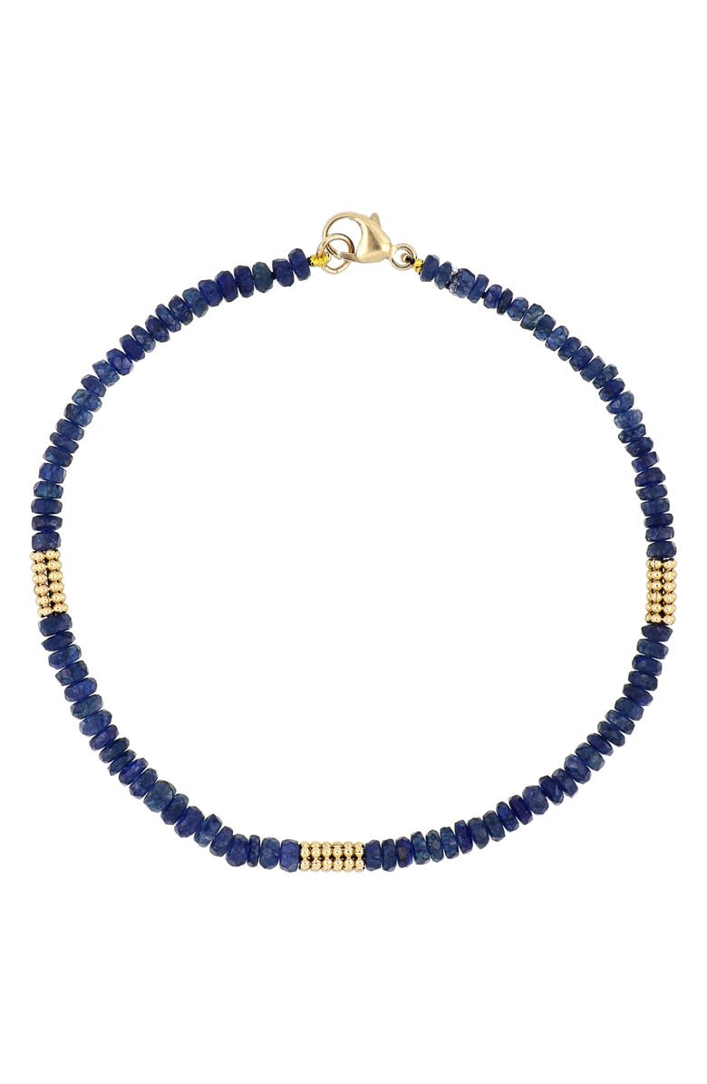 Bony Levy El Mar Sapphire Beaded Bracelet, Main, color, 