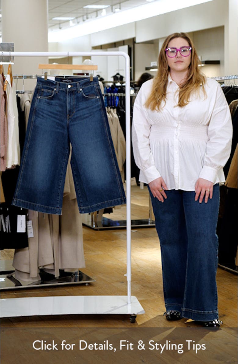 Marlow High Waist Culotte Jeans, sales video thumbnail