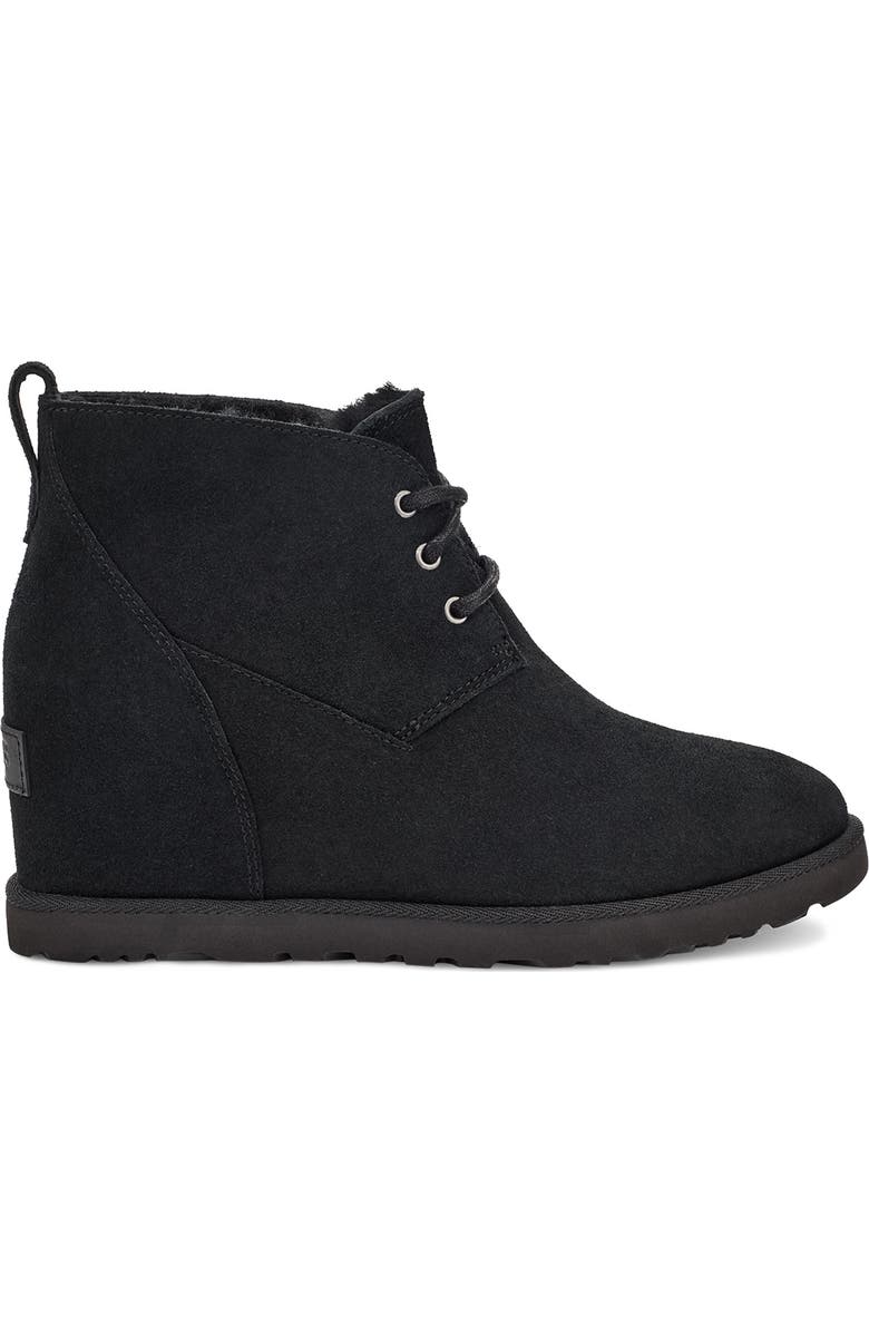 UGG<sup>®</sup> UGG Classic Femme Lace-Up Genuine Shearling Lined Bootie, Alternate, color,