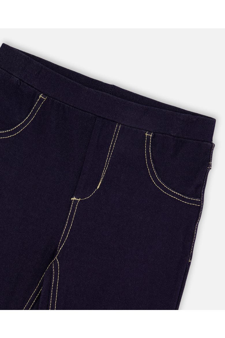 Elastic Waist Slim Fit Denim Jeggings, Alternate, color, Navy Blue Denim