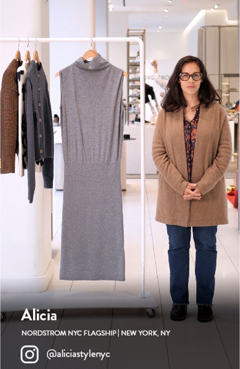 Hester Wool & Cashmere Blend Sweater Dress, sales video thumbnail
