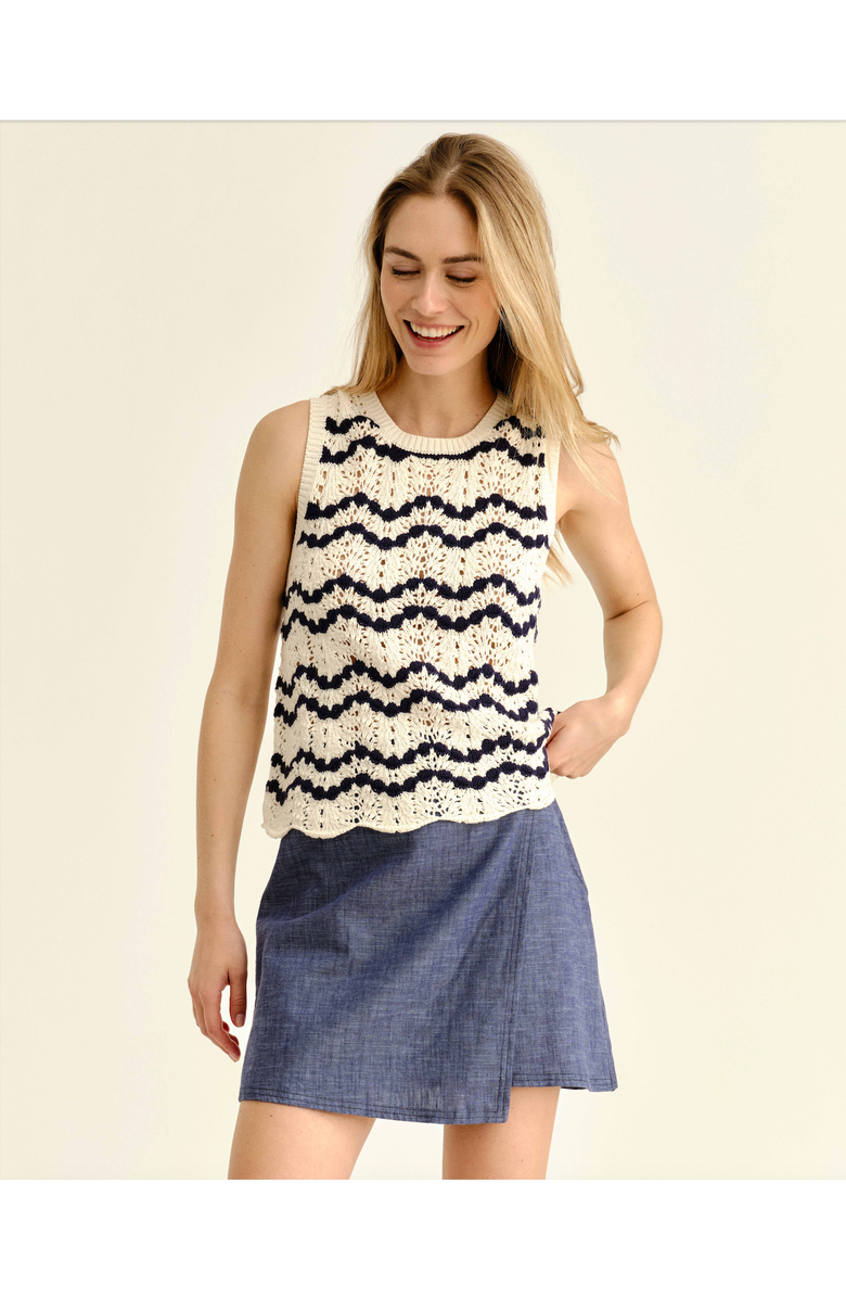Cartolina Elisa Mini Skort, Alternate, color, Chambray