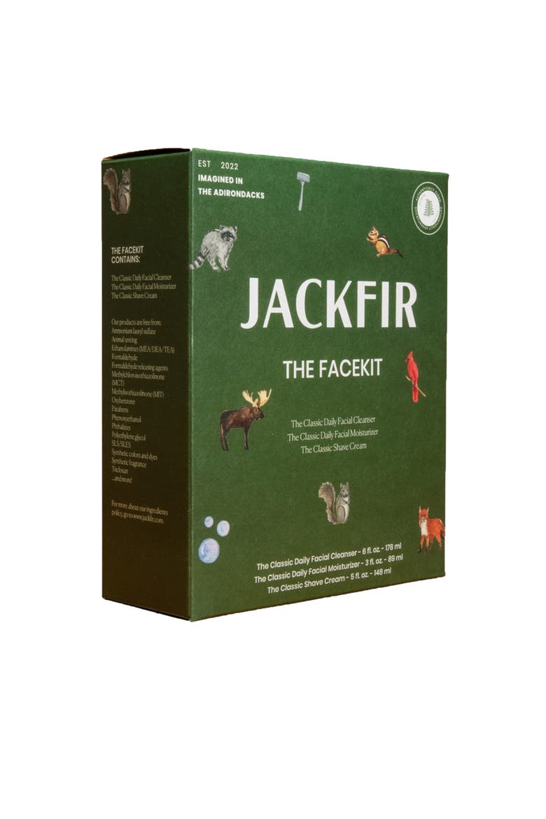 The Facekit Skincare Set, Alternate, color, Forest Green