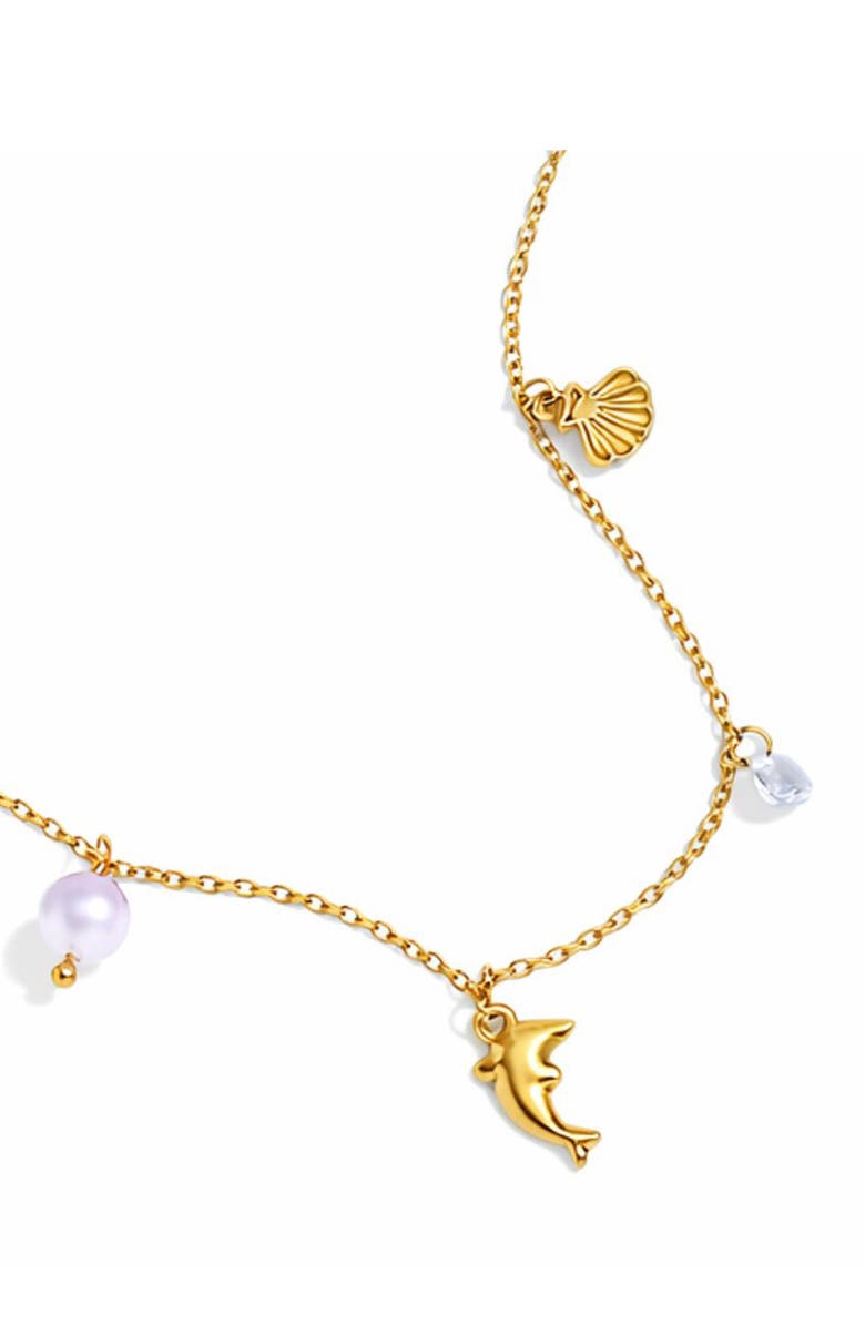 REBL Ocean Charm Necklace, Alternate, color,