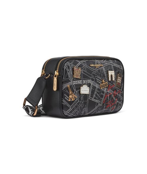Karl Lagerfeld Paris Maybelle Crossbody In Black Multi