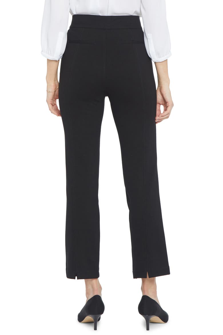 Crop Straight Leg Pants, Alternate, color, BLACK
