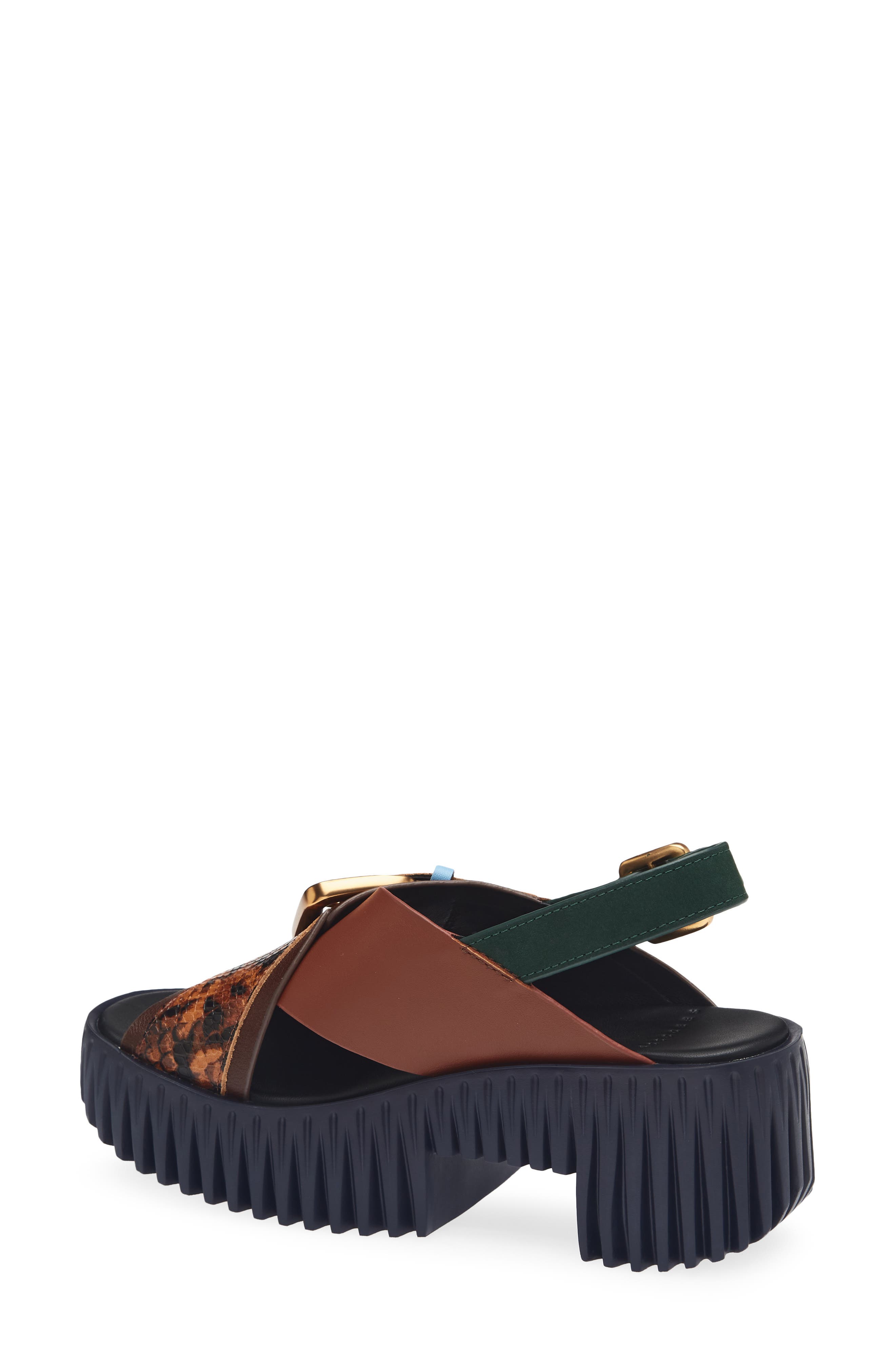 Plia Juno Platform Sandal, Alternate, color, COFFEE