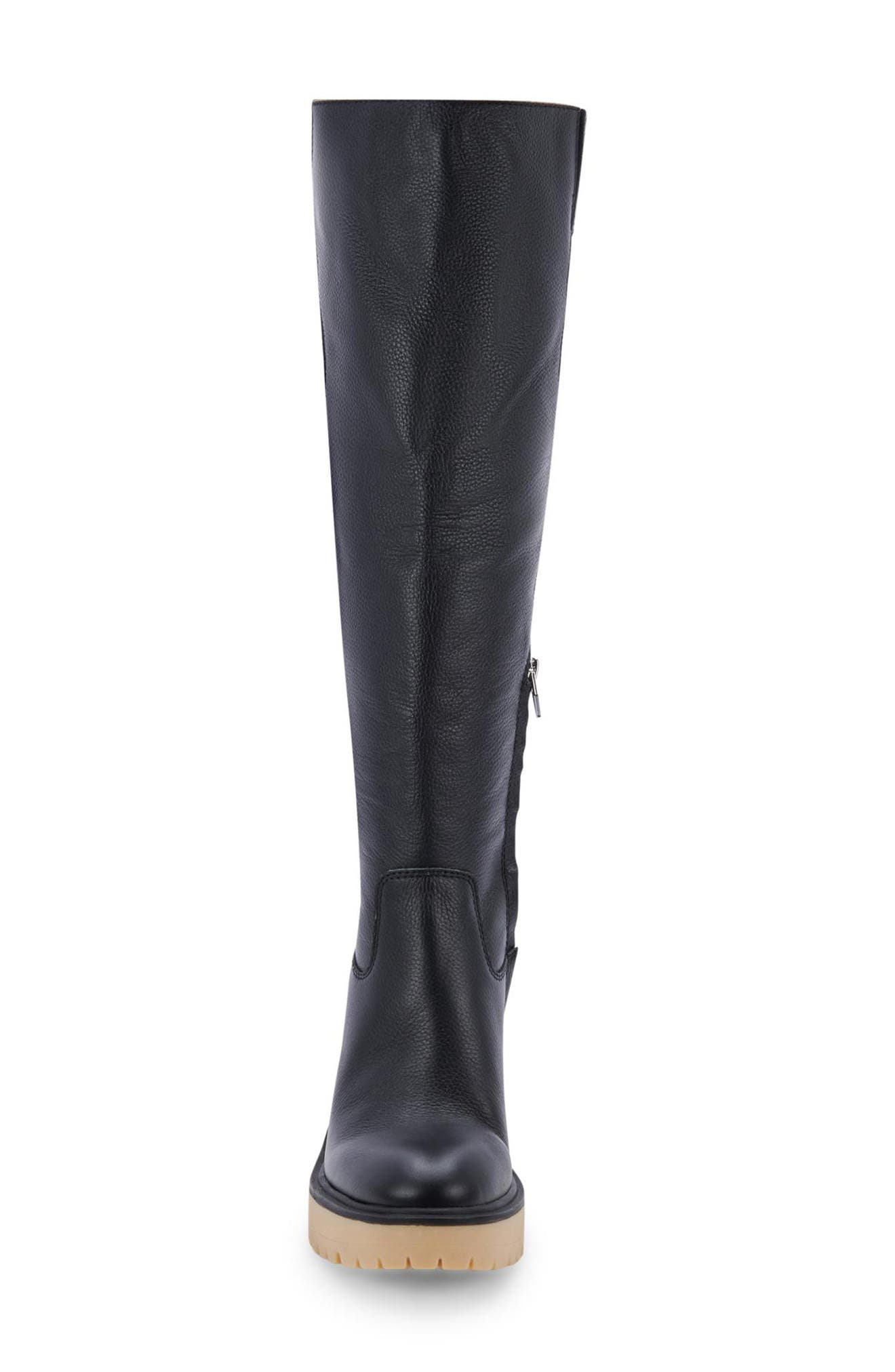 Dolce Vita Corry H2O Waterproof Lug Sole Knee High Boot, Alternate, color, 