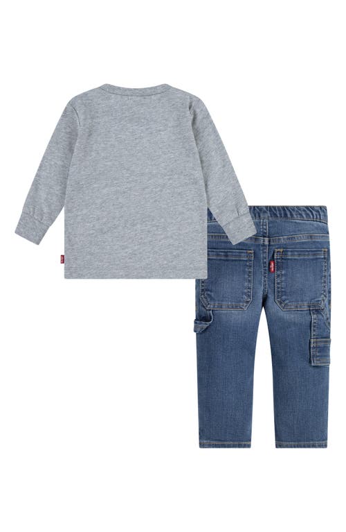 LEVI'S® LEVI'S® COWBOY LONG SLEEVE GRAPHIC T-SHIRT & CARPENTER PANTS SET