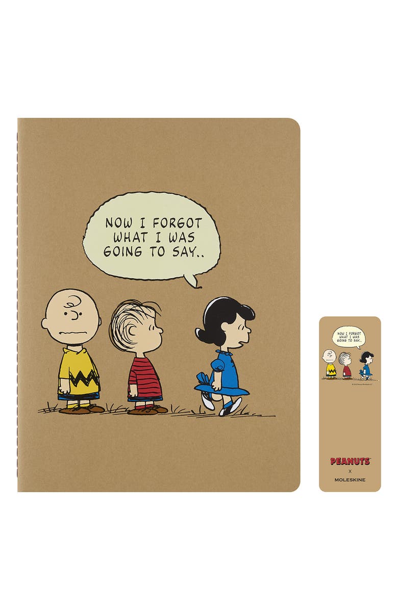 Moleskine Le Peanuts Set of 3 Extra-Large Ruled Notebooks, Alternate, color, Multicolor Pack