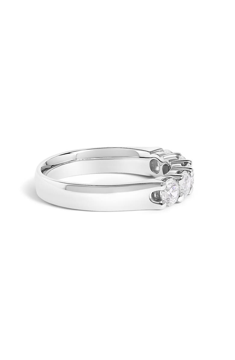 Haus of Brilliance 14K Gold 1.00 Ctw Diamond 5 Stone Band Ring, Alternate, color, White Gold