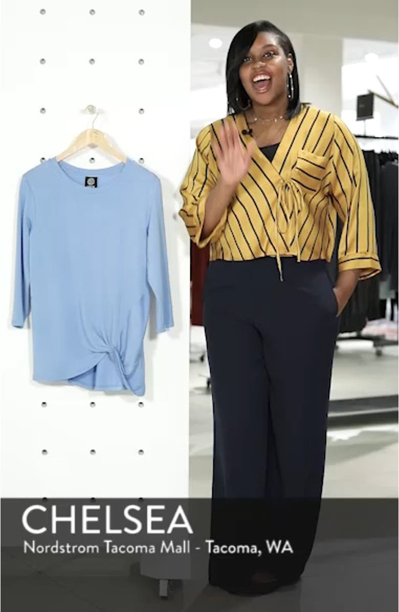 Lightweight Twist Hem Top, sales video thumbnail