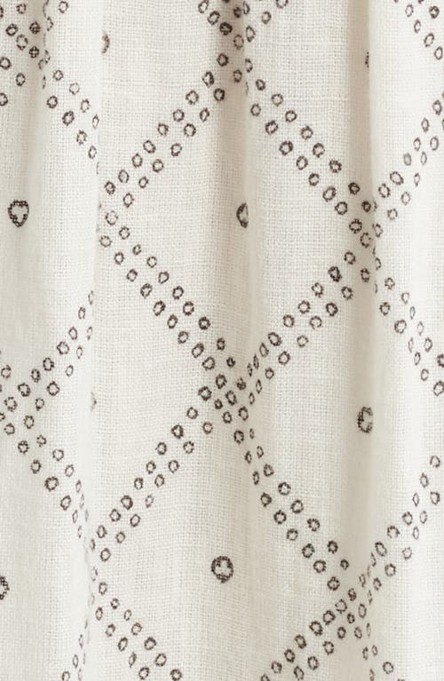 Rails Cindy Geo Print Sleeveless Linen Blend Tiered Minidress In Ivory Zanzibar