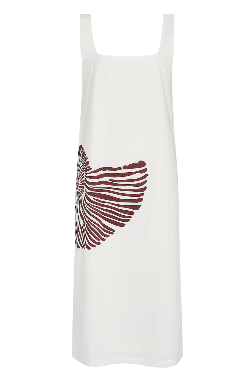 SITANO Shellona Maxi Dress, Alternate, color, White