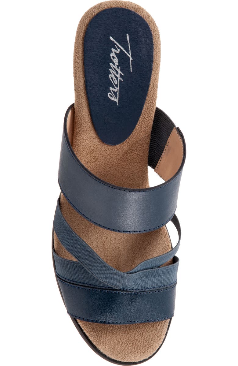Trotters Maxine Slide Sandal, Alternate, color, Navy
