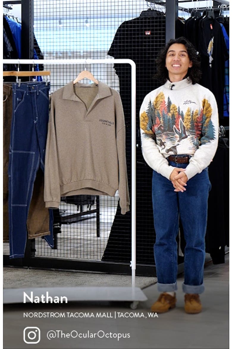 Johnny Collar Fleece Sweatshirt video