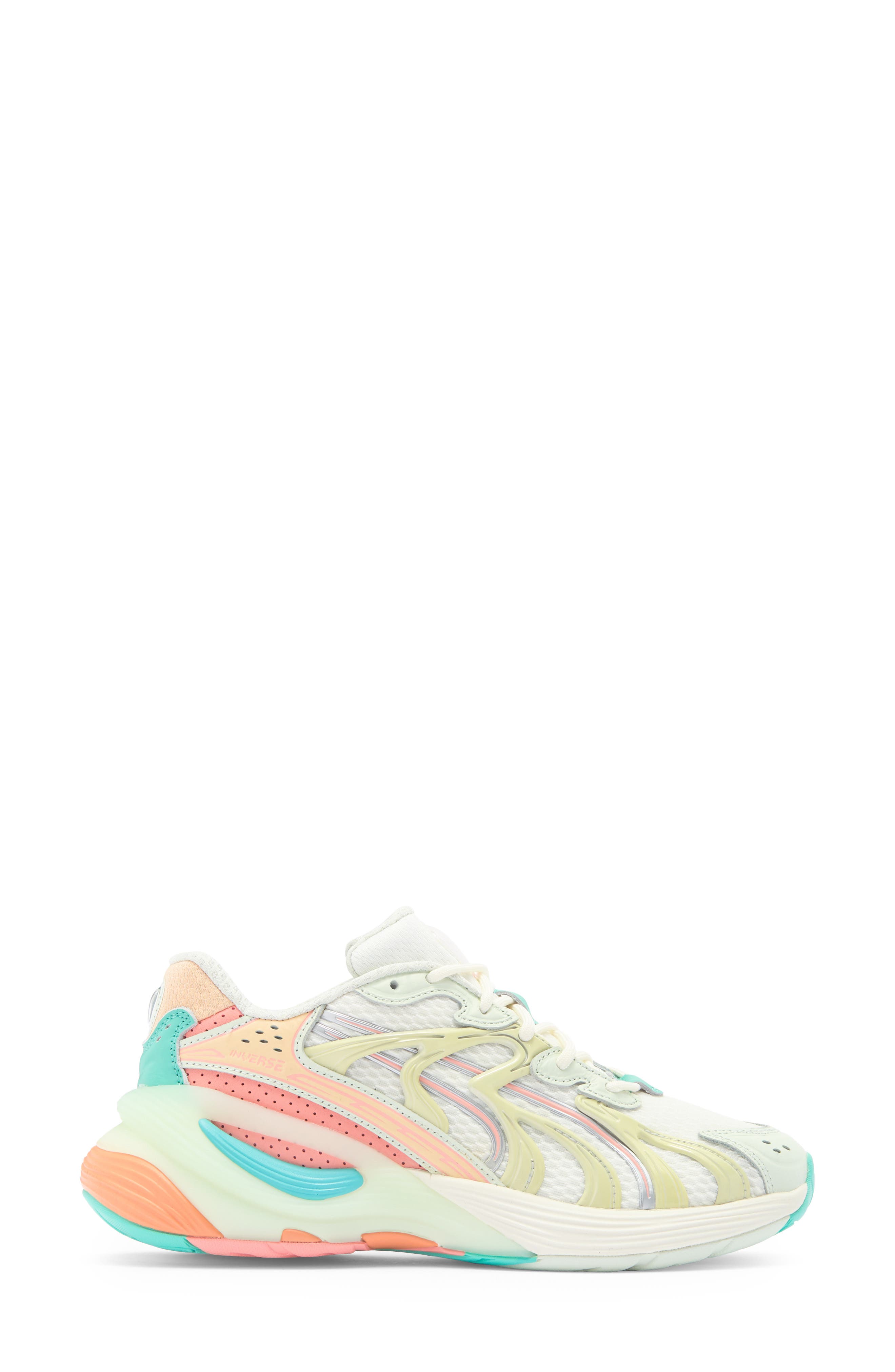 PUMA Inverse Heat Sneaker, Alternate, color, Warm White-Peach Fizz-Mint