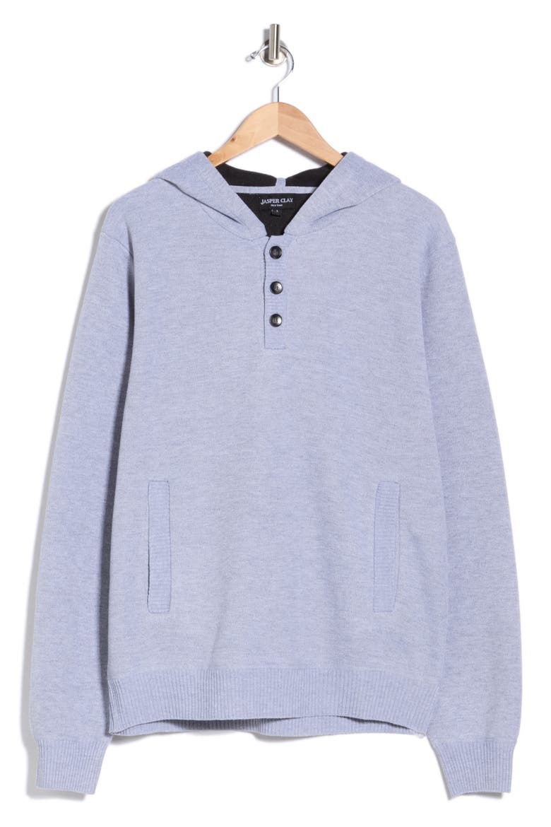 Hooded Sweater, Alternate, color, SILVER
