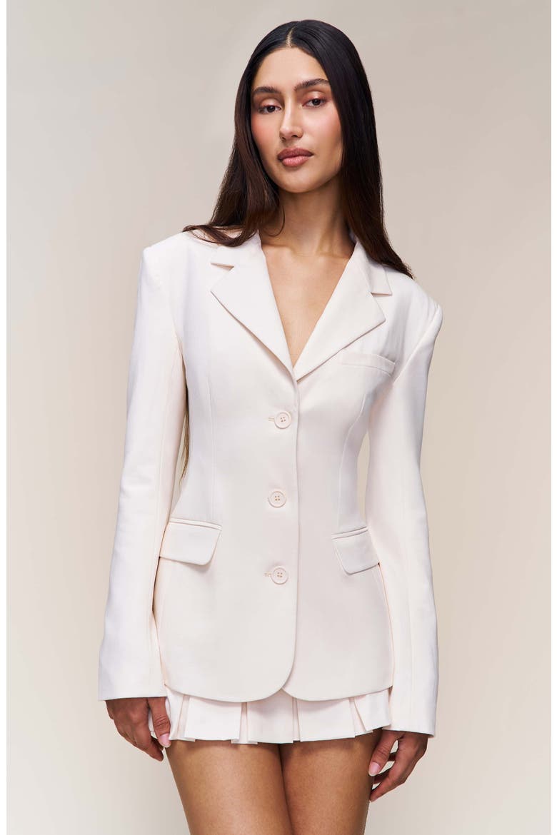 Eden Fitted Blazer, Main, color, Ivory