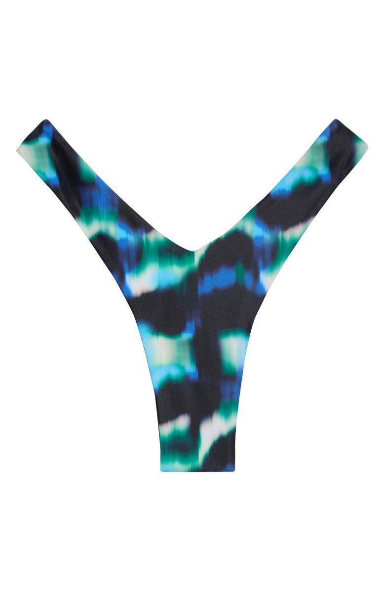 Kulani Kinis Y-Cut Cheeky Bikini Bottoms, Alternate, color, Ocean Mischief