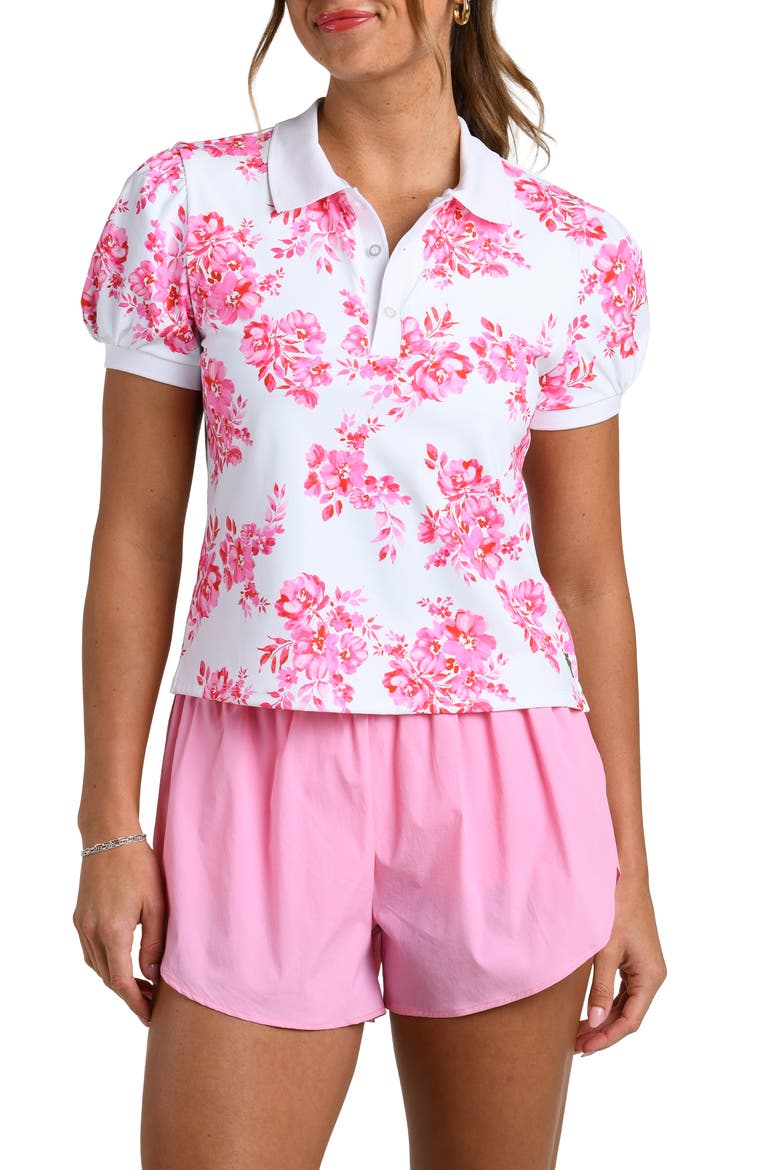 Rally Rose Polo, Main, color, WHITE