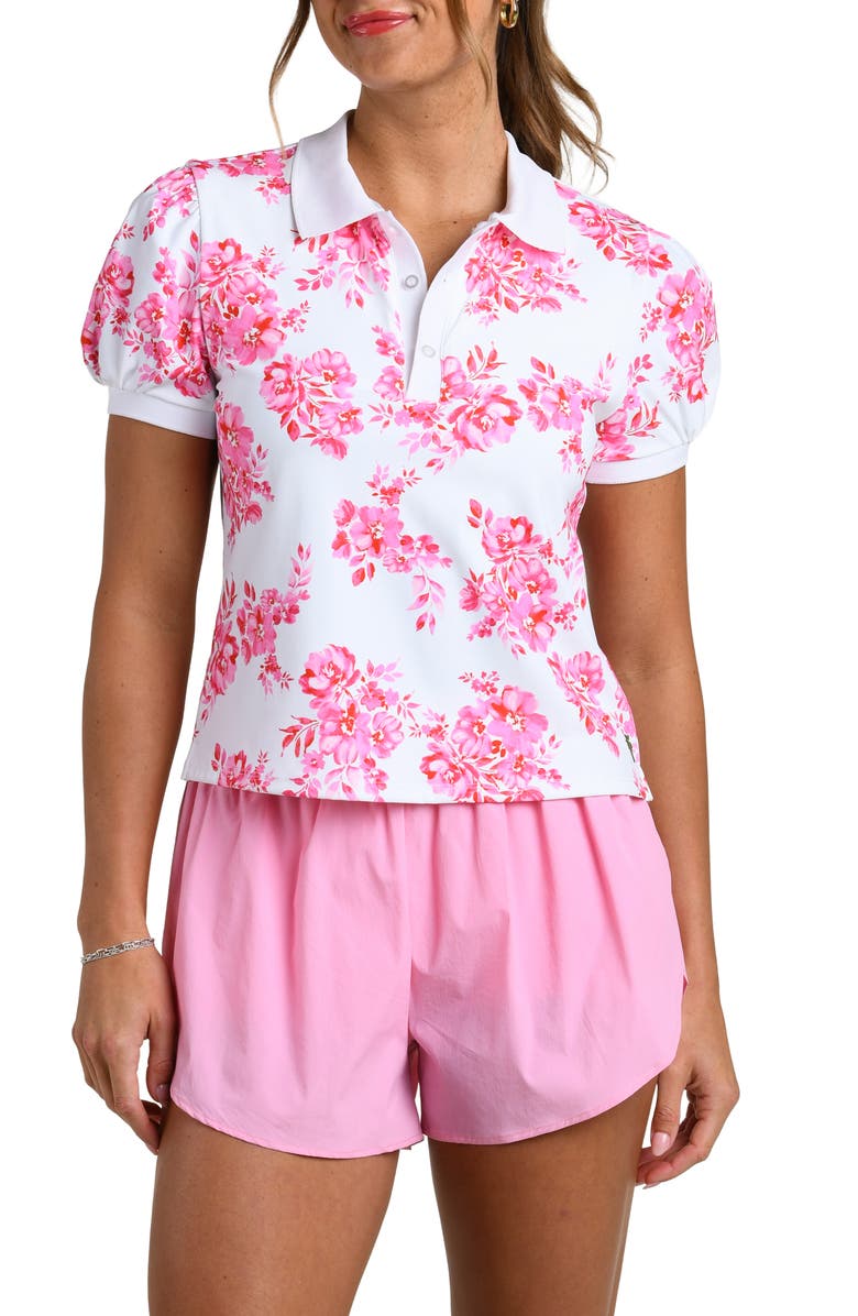 La Blanca Rally Rose Polo, Main, color, White