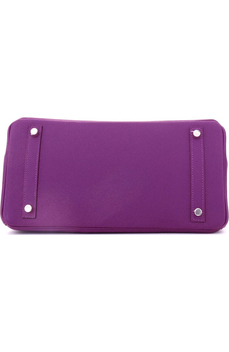 Pre-Owned Hermes Birkin Handbag Purple Epsom with Palladium Hardware 30, Alternate, color, Anemone