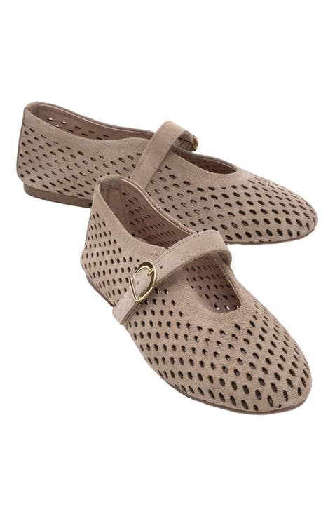 Arian Leather Ballet Flat (Women)