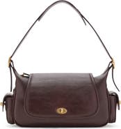 MANGO Faux Leather Shoulder Bag