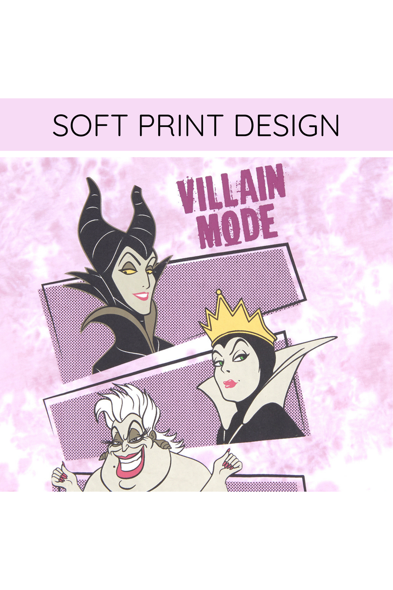 Villains Evil Queen Short Sleeve T-Shirt, Alternate, color, Purple Villains