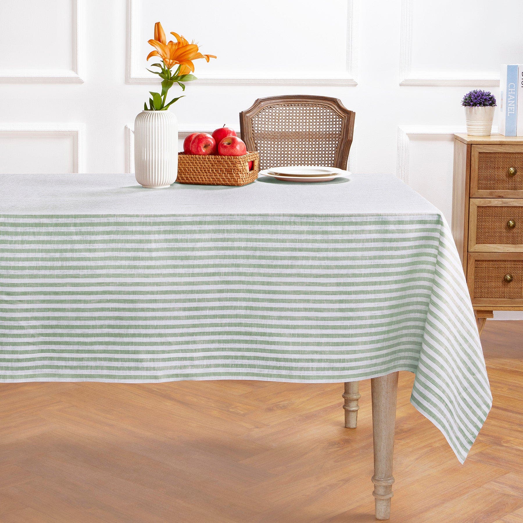 selected Green and White