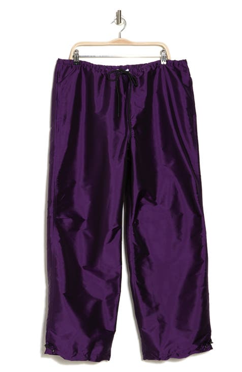 Balloon Satin Parachute Pants