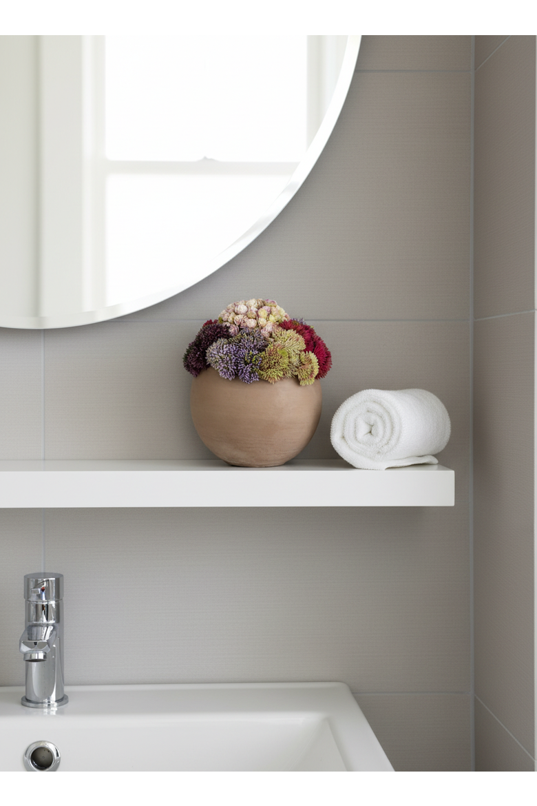 Elias Sedum Arrangement, Alternate, color, Lavender Mélange